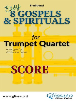 cover image of Trumpet quartet sheet music "8 Gospels & Spirituals" score